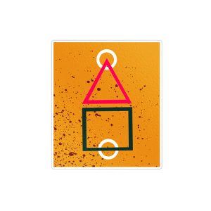 استیکر تزئینی موبایل و تبلت ماسا دیزاین طرح squid game مدل stkv0484