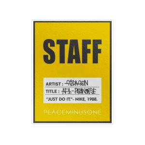 استیکر لپ تاپ ماسا دیزاین طرح staff مدل STK1222