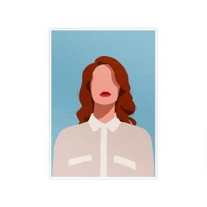 استیکر تزئینی موبایل و تبلت ماسا دیزاین مدل stkv0114 طرح girl