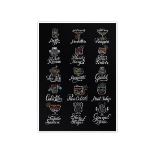 استیکر لپ تاپ ماسا دیزاین طرح COFFE مدل STKA00429