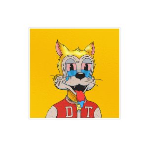 استیکر لپ تاپ ماسا دیزاین طرح CAT مدل STKJO
