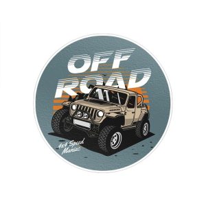 استیکر لپ تاپ ماسا دیزاین طرح OFF ROAD مدل STK927