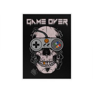 استیکر تزئینی موبایل و تبلت ماسا دیزاین طرح game over مدل sn046