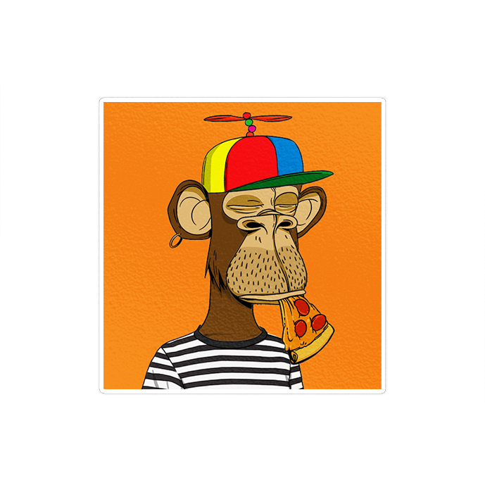 استیکر لپ تاپ ماسا دیزاین طرح monkey مدل STK1717