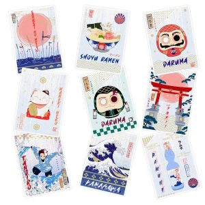 استیکر لپ تاپ ماسا دیزاین طرح japan کد SAM160 مجموعه 9 عددی