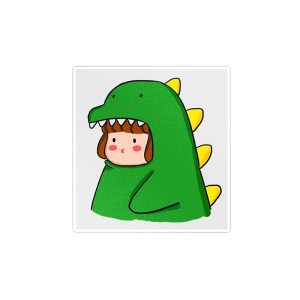 استیکر لپ تاپ ماسا دیزاین طرح girl مدل STKA00204