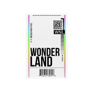 استیکر لپ تاپ ماسا دیزاین طرح WONDER LAND مدل STK1642