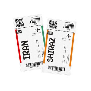 استیکر لپ تاپ ماسا دیزاین طرح ایران شهر شیراز کد STMD مجموعه 2 عددی