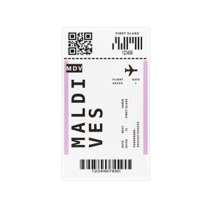 استیکر لپ تاپ ماسا دیزاین طرح maldives مدل STK1671
