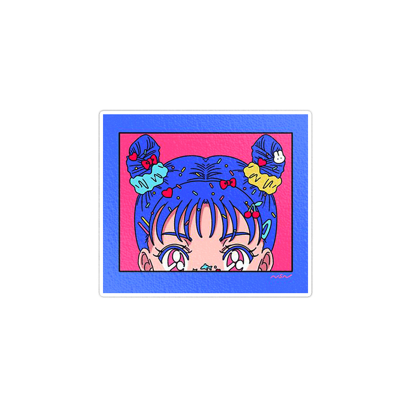 استیکر لپ تاپ ماسا دیزاین طرح ANIME مدل STKA00106