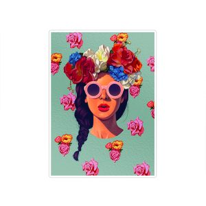 استیکر تزئینی موبایل و تبلت ماسا دیزاین مدل stkv0118 طرح girl.دختر